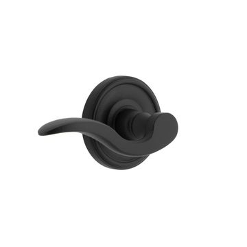 Ageless Iron Loch Rosette Door Set With Palisade Leverimage