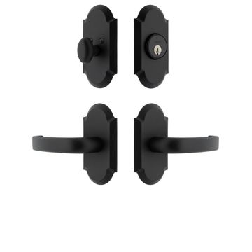 Ageless Iron Vault Short Plate Entry Set With Crescent Leverimage