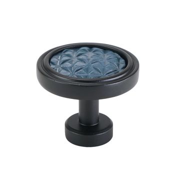 Carpe Diem Spectra Origami Black and Blue Titanium Knobimage