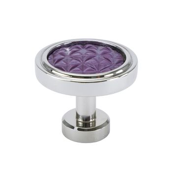 Carpe Diem Spectra Origami Chrome and Black Cherry Knobimage