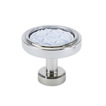 Carpe Diem Spectra Origami Chrome and White Knobimage