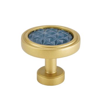 Carpe Diem Spectra Origami Gold and Blue Titanium Knobimage