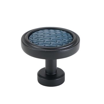 Carpe Diem Spectra Waves Black and Blue Titanium Knobimage