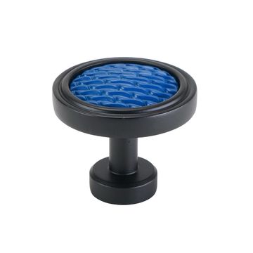 Carpe Diem Spectra Waves Black and Deep Blue Knobimage