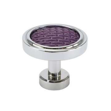 Carpe Diem Spectra Waves Chrome and Black Cherry Knobimage