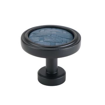 Carpe Diem Spectra Weaves Black and Blue Titanium Knobimage