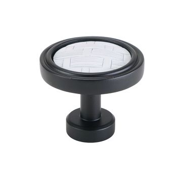 Carpe Diem Spectra Weaves Black and White Knobimage
