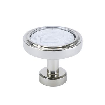 Carpe Diem Spectra Weaves Chrome and White Knobimage