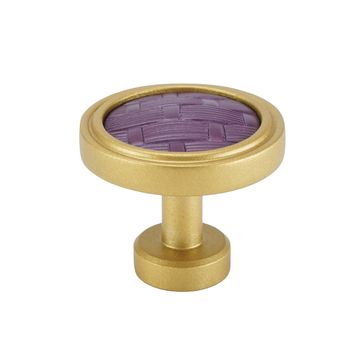Carpe Diem Spectra Weaves Gold and Black Cherry Knobimage