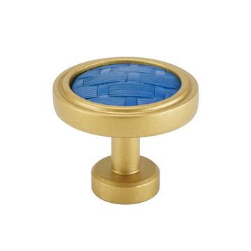 Carpe Diem Spectra Weaves Gold and Deep Blue Knobimage