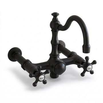 Strom Living British Telephone P1124 Tub Faucet with Fixed Arch Spoutimage