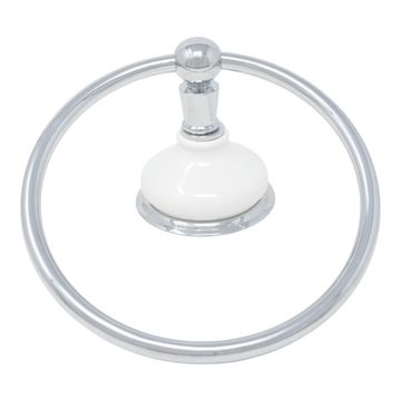 Strom Living Columbia Porcelain Wall Mount Towel Ringimage