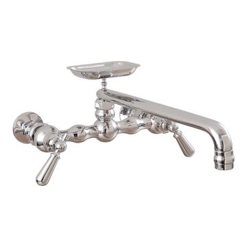 Strom Living Columbia Wall Mount Kitchen Faucet with Soap Dishimage