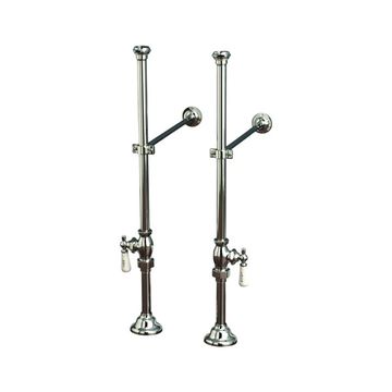Strom Living Freestanding 28 Inch Supply Lines With Shutoff Valvesimage