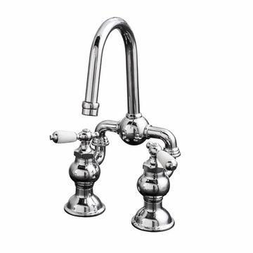 Strom Living Gooseneck Bridge Lavatory Faucet With Drainimage