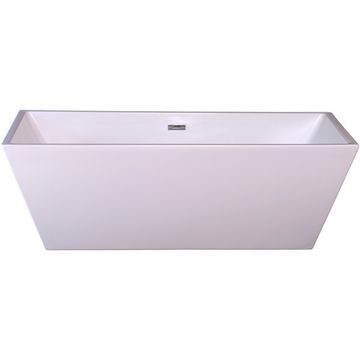 Strom Living Great Lake 71 Inch Rectangular Acrylic Soaking Bath Tubimage