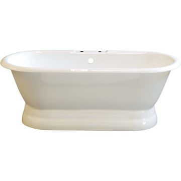 Strom Living Lagoon Cast Iron Double End Pedestal Bath Tubimage