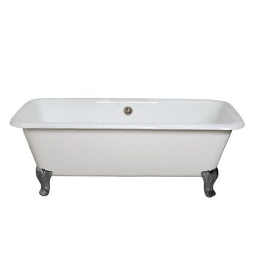 Strom Living Lewis 65 Inch Rectangular Cast Iron Double End Bath Tubimage