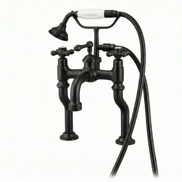 Strom Living Offset British Telephone P1073 Deck Mount Tub Faucetimage