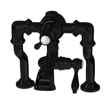 Strom Living Offset Thermostatic Deck Mount P1132 Tub Faucetimage