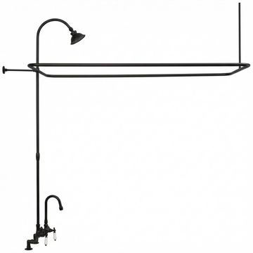 Strom Living P0729 Deck Mount 45 x 25 Tub Enclosure Shower Systemimage