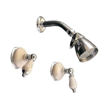 Strom Living Sacramento In-Wall Shower Set With Porcelain Escutcheonsimage
