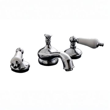 Strom Living Sacramento Widespread Lavatory Faucet With Porcelain Leversimage