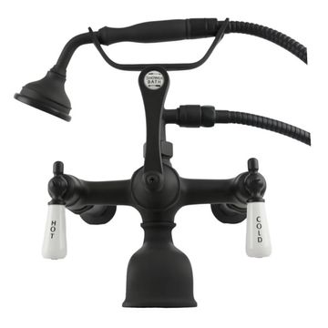 Strom Living Telephone Wall Mount Lavatory Faucet With Handheld Showerimage
