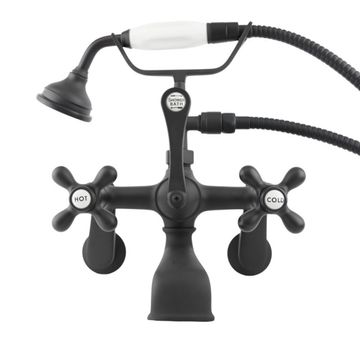 Strom Living Thames Tub Mount P0146 Telephone Faucet - Metal Crossimage