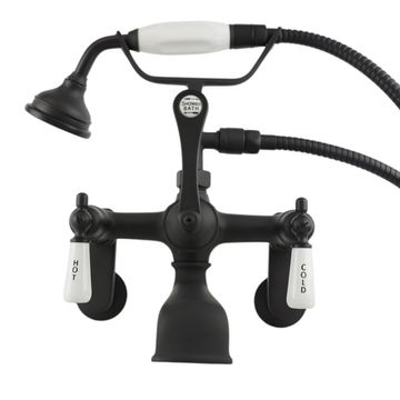 Strom Living Thames Tub Mount P0146 Telephone Faucet - Porcelain Leverimage