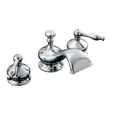 Strom Living Thames Widespread Lavatory Faucet With Pop Up Drainimage