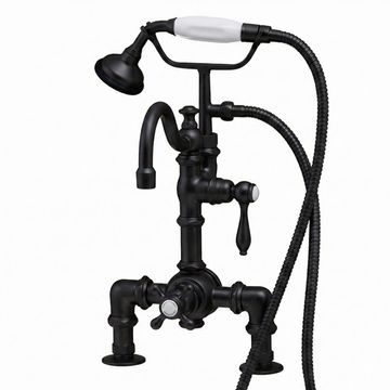Strom Living Thermostatic Deck Mount Tub Faucet With Diverterimage