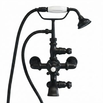 Strom Living Thermostatic P0894 Wall Mount Tub Faucet With Handheldimage