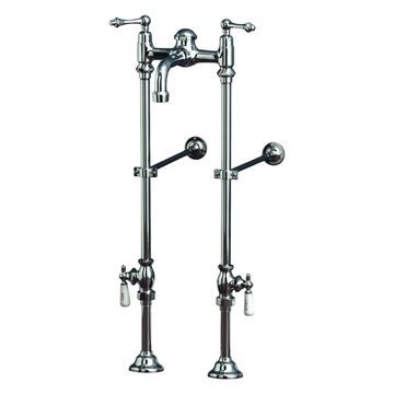 Strom Living Tub Faucet & Over The Rim Supply Set Kit - Lever Handlesimage