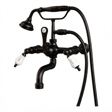 Strom Living Wall Mount Telephone P1079 Tub Faucet - Porcelain Leversimage