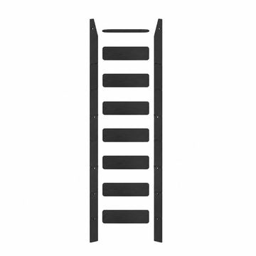 Quiet Glide Prefinished Painted Black Ladderimage