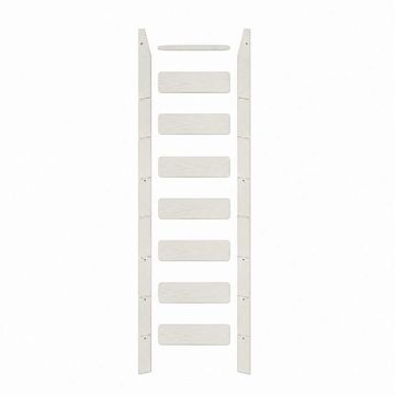 Quiet Glide Prefinished Painted White Ladderimage