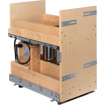 Hardware Resources Powered Vanity Pullout For Standard Base Cabinetimage