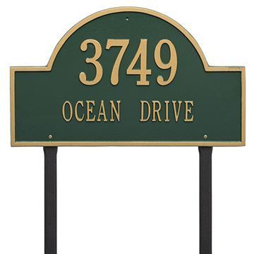 PQX2L GG ESTATE ARCH LAWN PLAQUE *DS*  2/LINEimage