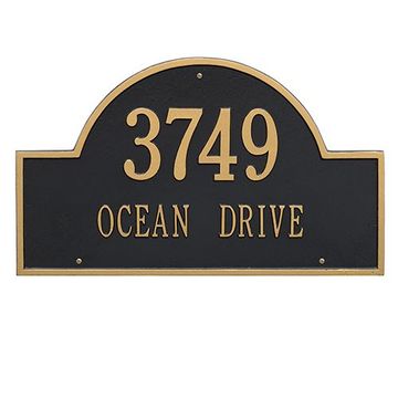 Whitehall Arch Marker Estate Personalized Plaqueimage