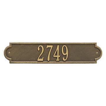 AB RICHMOND STANDARD HORZONTAL WALL PLAQUE *DSimage