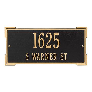 PQ78 BG ROANOKE STANDARD WALL PLAQUE 2/LINE *DS*image