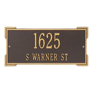 PQ78 OG ROANOKE STANDARD WALL PLAQUE 2/LINE *DS*image