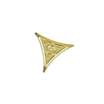 PK OF 12 LACQ BRASS DUST CORNERSimage