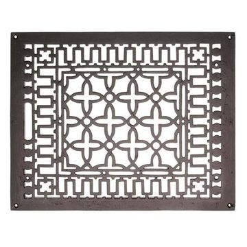 BLACK POWDER COAT IRON GRILL ODimage