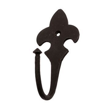 HAND WROUGHT BLACK IRON HOOKimage