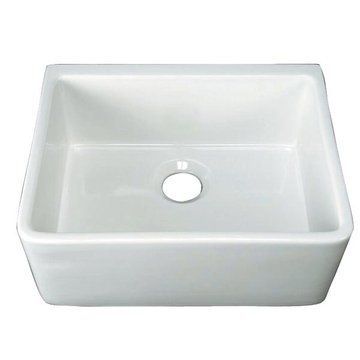 Barclay 24 Inch Center Drain Farmhouse Fireclay Sinkimage