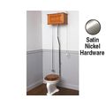 MAHG VICT PANEL HIGH TANK TOILET/BEADED/S NCKL HDWAimage
