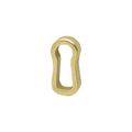 Restorers 5/8 Inch Brass Keyhole Escutcheonimage