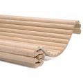 48X30 RED OAK TAMBOUR 1/2 RND NO BASE PLTimage